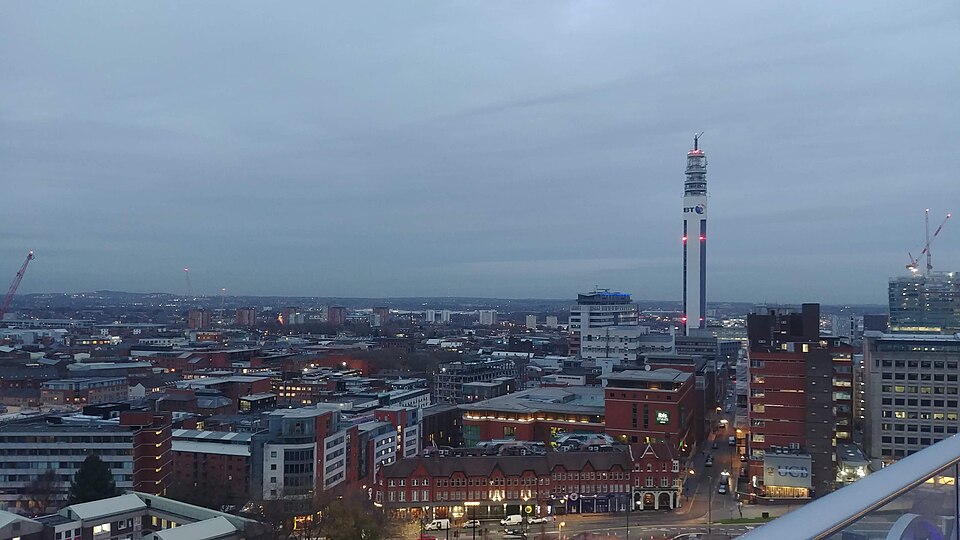 Birmingham Skyline facing North West