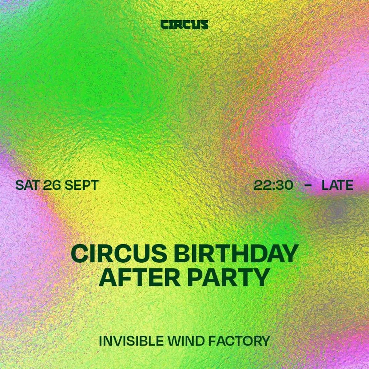 Circus Birthday Official After Party at IWF