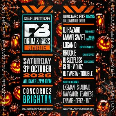 Drum and Bass Classics Brighton | Halloween All Dayer