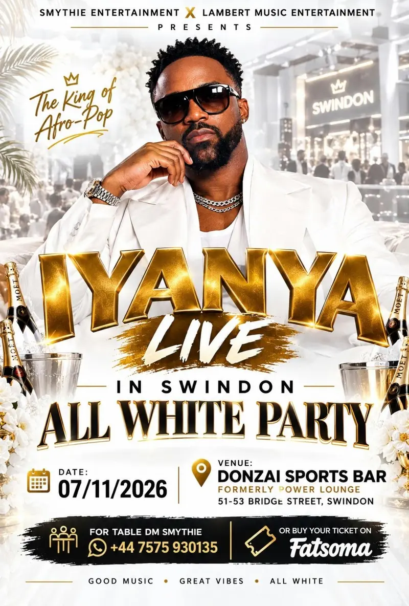 IYANYA Live in Swindon: All White Party