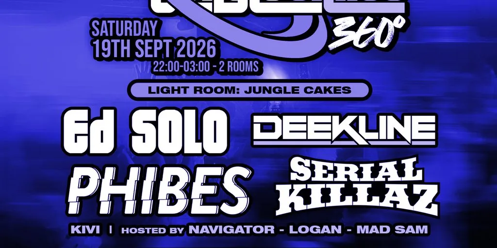Jungle Cakes Bristol 360°: Ed Solo, Deekline & Phibes