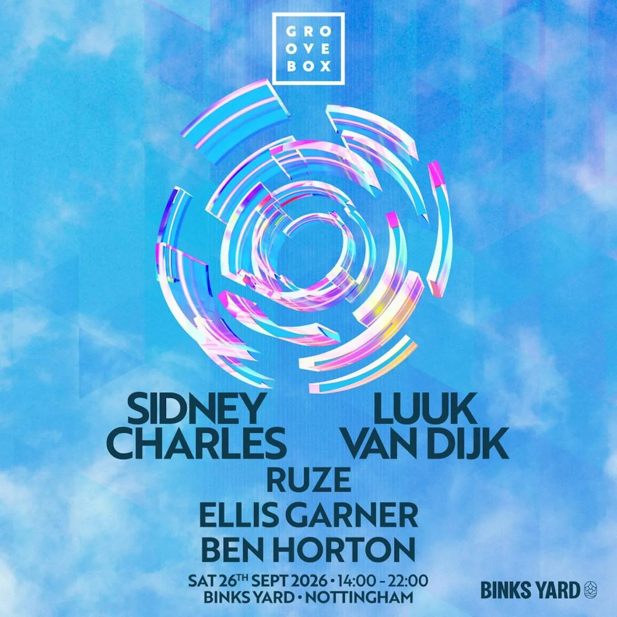 SIDNEY CHARLES, LUUK VAN DIJK + MORE | Groovebox at Binks Yard