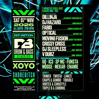 Drum & Bass Classics All Dayer: XOYO London