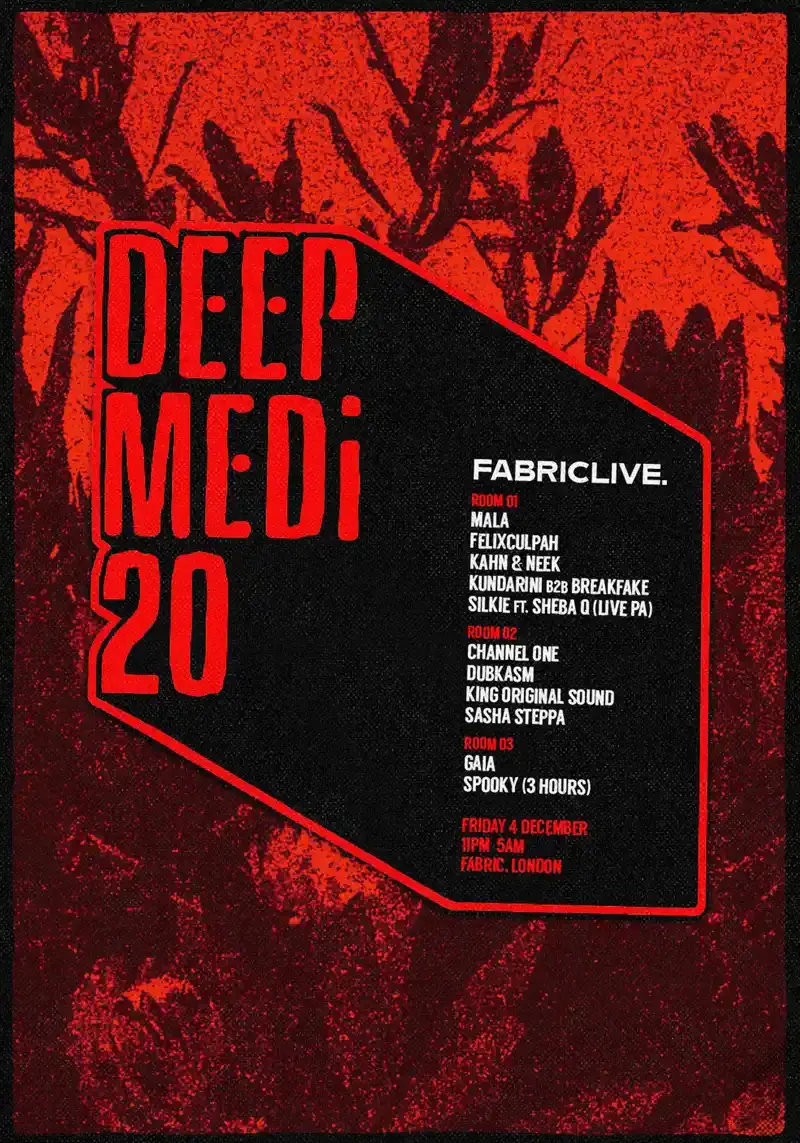 FABRICLIVE X DEEP MEDi 20: Mala, Kahn & Neek, Channel One, Dubkasm, Felixculpah + more