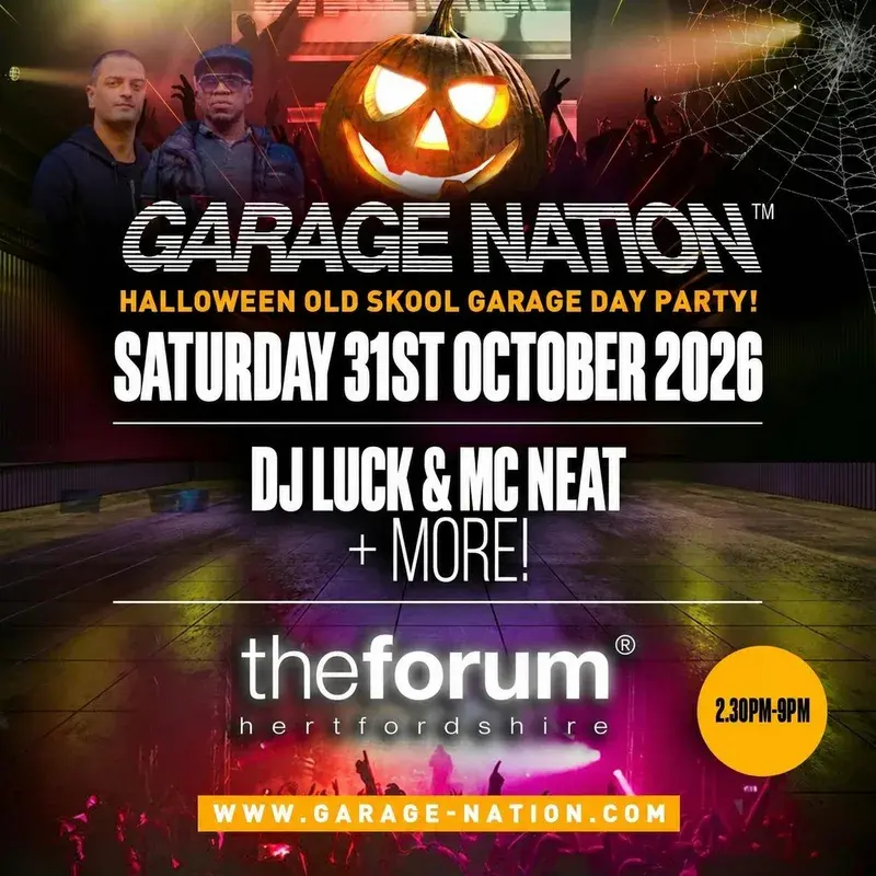 Garage Nation Hatfield: Halloween Old Skool Day Party