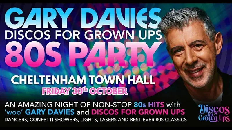 Gary Davies 80s Party with Discos For Grown Ups