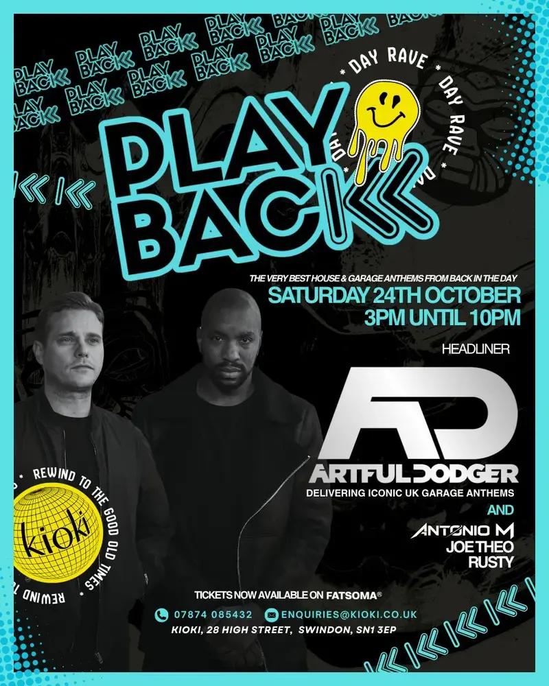Playback Day Rave: ARTFUL DODGER